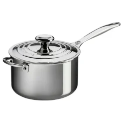 Casserole inox avec couvercle 18 cm Signature Le Creuset