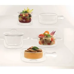 Casserole Verre Double Paroi 16 cl (x2) Luigi Bormioli THERMIC GLASS