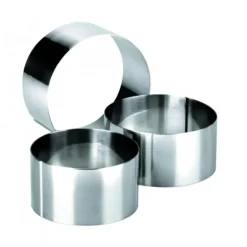 Cercle à Mousse Inox Ø 9 cm x H 4,5 cm Ibili