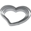 Cercle à Tarte Coeur Inox Micro-perforé 20,5 x 19 cm x H 2 cm Pavoni