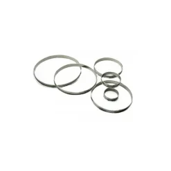 Cercle à Tarte Inox Ø32 cm H.2 cm Bords Roulés Gobel