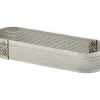 Cercle à Tarte Oblong Inox Perforé 18x6 cm H.2 cm