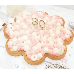 Cercle à Tarte Perforé Marguerite Ø 30 cm Inox ScrapCooking