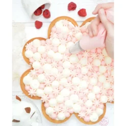 Cercle à Tarte Perforé Marguerite Ø 30 cm Inox ScrapCooking