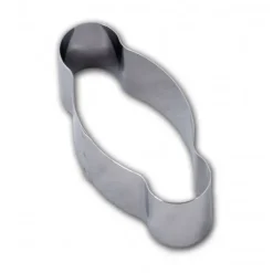 Cercle Inox Coquille de Noël 15 x 7 cm x H 4,5 cm Gobel