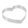 Cercle perforé forme coeur ø 12 cm de L'école Valrhona par De Buyer