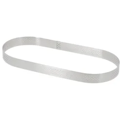 Cercle perforé forme Oblong 27 x 8 cm de L'école Valrhona par De Buyer