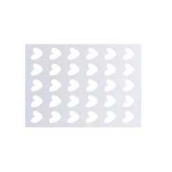 Chablon Silicone Cœur 3,1 x 3,1 cm (x30) Silikomart Professional