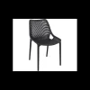 Chaise de Jardin Empilable Air Noir Siesta