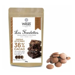 Chocolat au Lait 36% Fondettes 250g Weiss