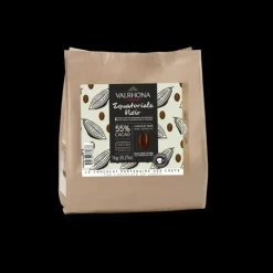 Chocolat de Couverture Noir Equatoriale 55% 1kg Valrhona