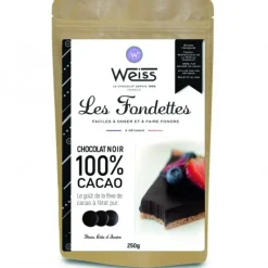 Chocolat Noir 100% Fondettes 250g Weiss