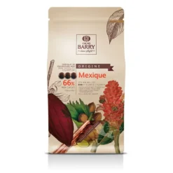 Chocolat noir origine Mexique 66% 1 kg Pistoles
