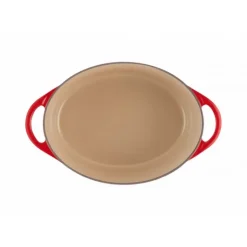 Cocotte Doufeu Ovale en Fonte 32 cm Cerise Le Creuset