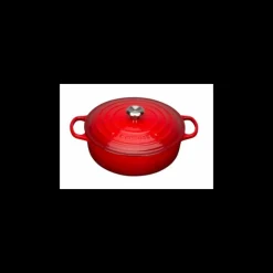 Cocotte en fonte Basse 30 cm Cerise Le Creuset Signature