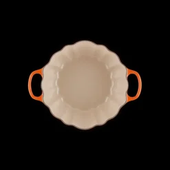 Cocotte en Fonte Citrouille 24 cm Volcanique Le Creuset