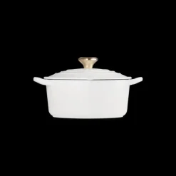 Cocotte en Fonte Cœur 20 cm Blanc Le Creuset