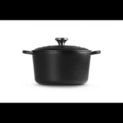 Cocotte en Fonte Haute 26 cm Noir Ebène Le Creuset