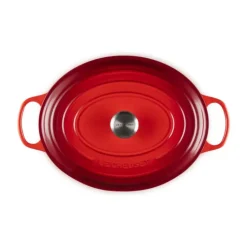 Cocotte en Fonte Ovale 35 cm Cerise Le Creuset Signature