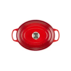 Cocotte en fonte Ovale 40 cm Cerise Le Creuset Signature