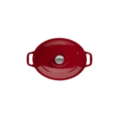Cocotte en Fonte Ovale 35 cm Rouge Chasseur