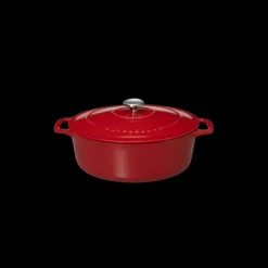Cocotte en Fonte Ovale 29 cm Rouge Chasseur