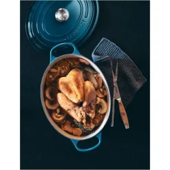 Cocotte en fonte Ovale 31 cm Deep Teal Le Creuset Signature