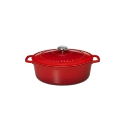 Cocotte en Fonte Ovale 27 cm Rubis Chasseur