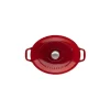 Cocotte en Fonte Ovale 29 cm Rubis Chasseur