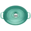 Cocotte en Fonte Ovale 33 cm Quartz Chasseur