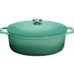 Cocotte en Fonte Ovale 33 cm Quartz Chasseur