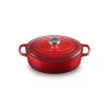 Cocotte en Fonte Ovale Basse 27 cm Cerise Le Creuset Signature