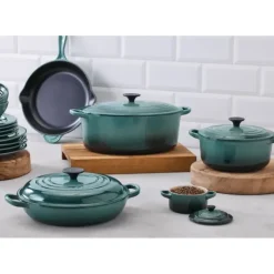 Cocotte en Fonte Ovale Tradition 31 cm Océan Le Creuset