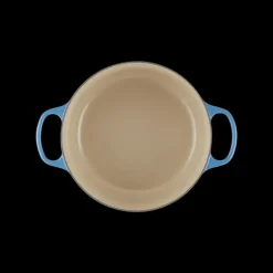 Cocotte en Fonte Ronde 26 cm Azur Le Creuset Signature