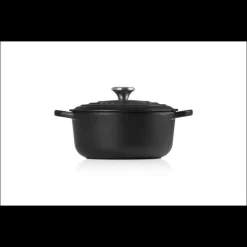 Cocotte en fonte Ronde 20 cm Noir mat Le Creuset Signature