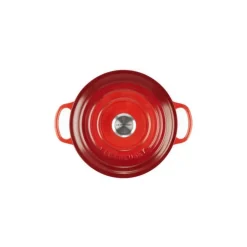 Cocotte en fonte Ronde 22 cm Cerise Le Creuset Signature
