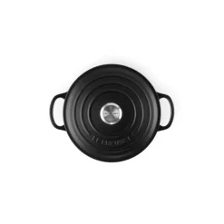 Cocotte en Fonte Ronde 18 cm Noir mat Le Creuset Signature