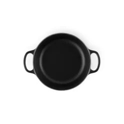 Cocotte en Fonte Ronde 18 cm Noir mat Le Creuset Signature