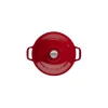Cocotte en Fonte Ronde 24 cm Rouge Chasseur