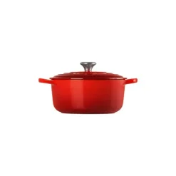 Cocotte en fonte Ronde 30 cm Cerise Le Creuset Signature
