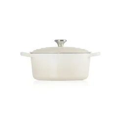 Cocotte en fonte Ronde 20 cm Meringue Signature Le Creuset