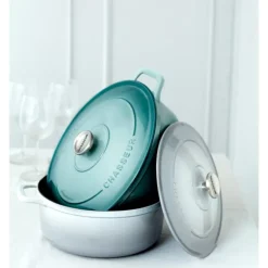 Cocotte en Fonte Ronde 28 cm Quartz Chasseur