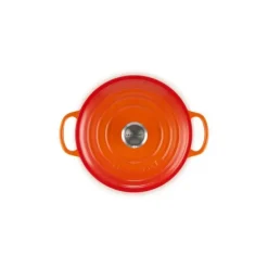 Cocotte en fonte Ronde 28 cm Volcanique Le Creuset Signature
