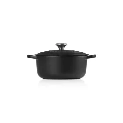 Cocotte en Fonte Ronde 22 cm Noir mat Le Creuset Signature