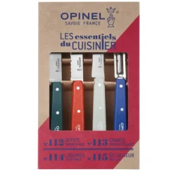 Coffret 3 Couteaux de Cuisine et un Eplucheur Primo Les Essentiels Opinel