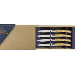 Coffret 4 Couteaux de Table Olivier Table Chic Opinel