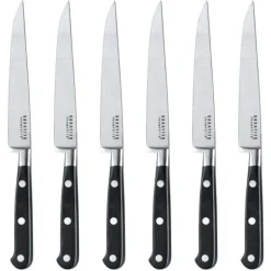 Coffret 6 Couteaux Steak 23 cm Sabatier Trompette