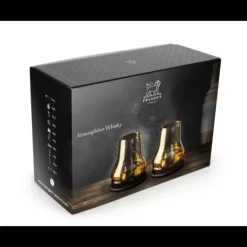 Coffret 2 Verres à Whisky + 2 Socles Rafraichissants Peugeot