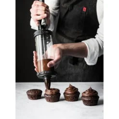 Coffret Le Tube Pro Piston à Pâtisserie + Recharges et Douilles De Buyer