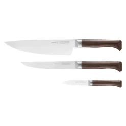 Coffret Trio de Couteaux de Cuisine Les Forgés 1890 Opinel